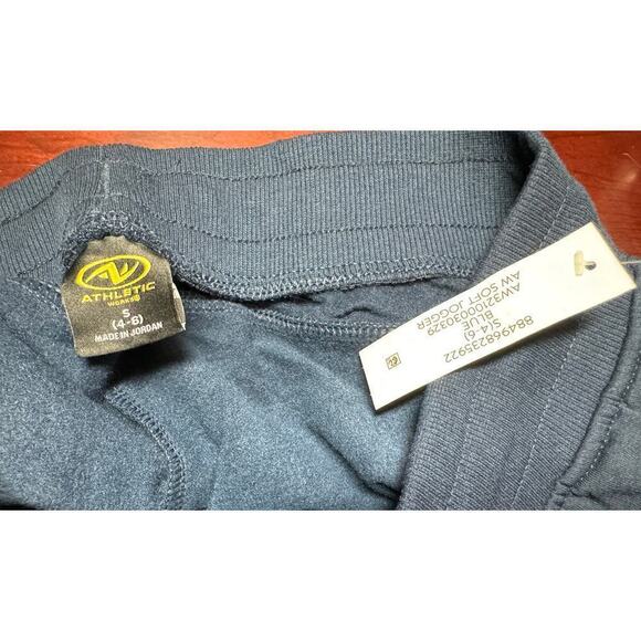 NWT 2 Pack Athletic Works Women Soft Lightweight Jogger Pant w/ Pockets Navy Sm - Picture 8 of 11